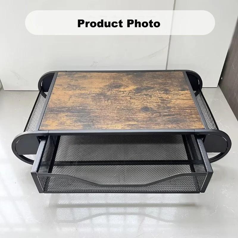 Coffee Organizer Coffee Machine Base Desktop Drawer Organizer Water Bar Tea Bag Capsule Storage Shelf Storage Cabinet