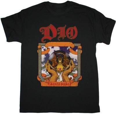 Dio Sacred Heart Zwart Unisex T-shirt