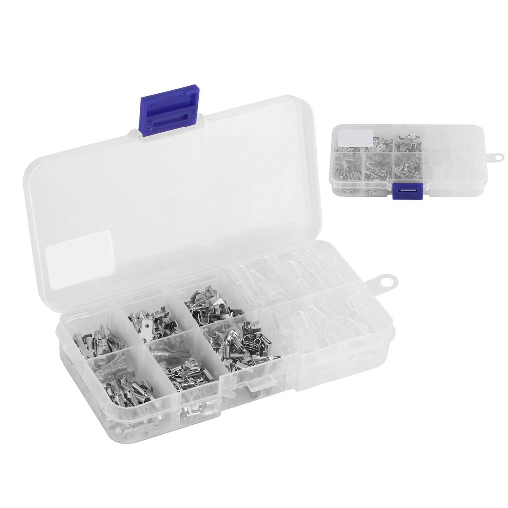210Pcs Electrical Cable Terminals Connector Assortment Kit Industrial Accessories 2.8/4.8/6.3mm