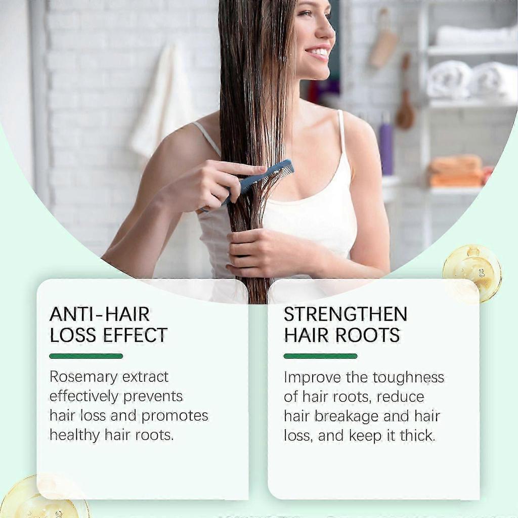 Rosemary Oil for Hair Growth, 100% Pure Organic Rosemary Oil for Thicker, Stronger Hair, Scalp Treatment for Itchy & Dry Scalp, Strengthen & Nourishes