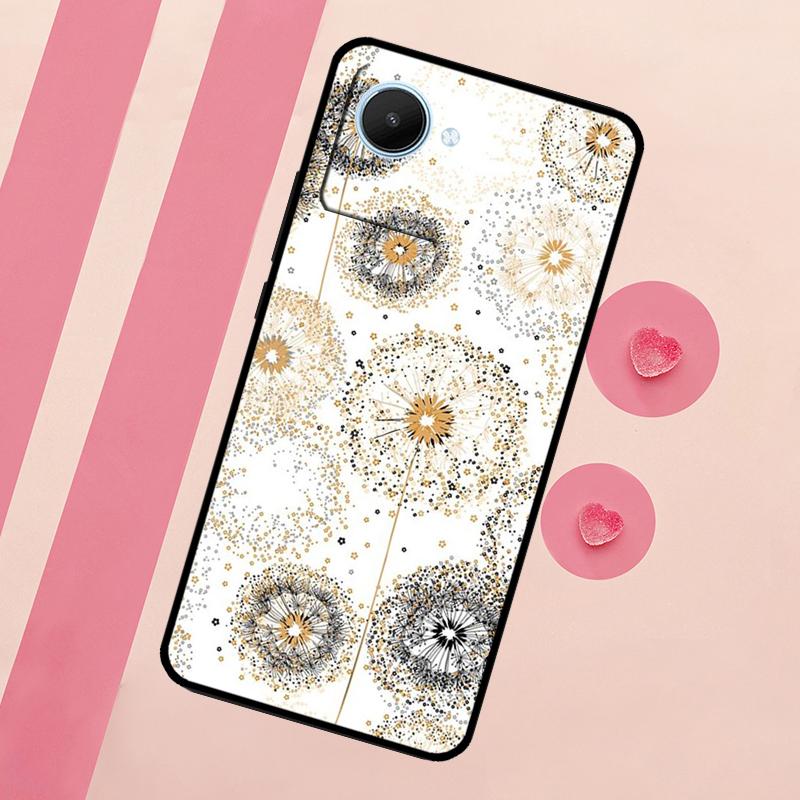 Dandelion Case For Realme 11 Pro Plus 10 9 GT Neo 5 3 3T C11 C15 C25s C21Y C30 C31 C33 C35 C53 C55