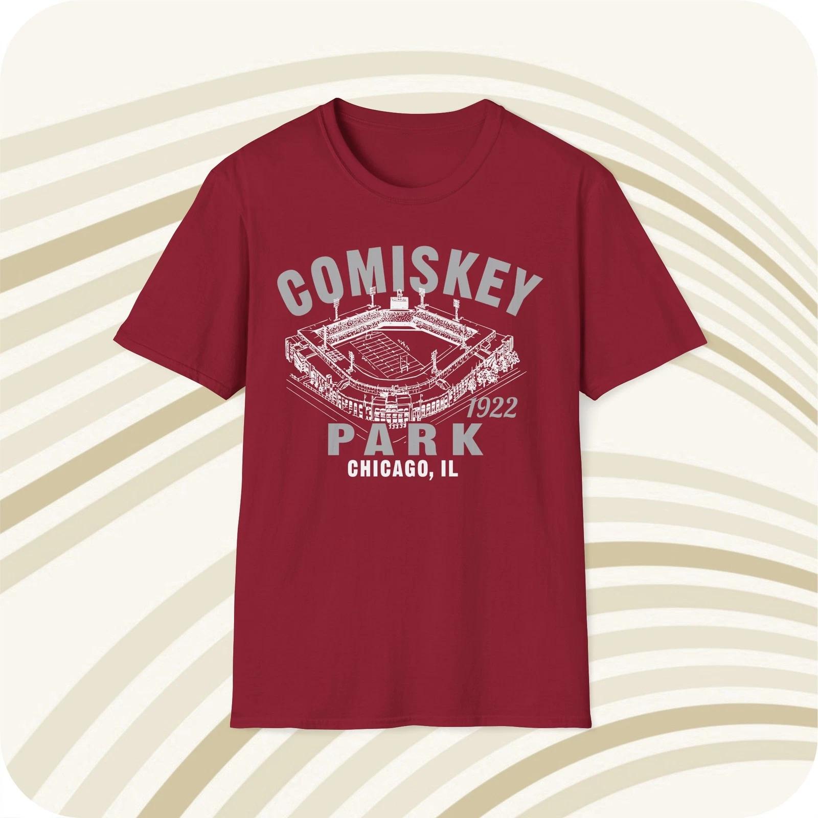 Comiskey Park 1920 Classic Cut Football T shirt - Chicago Cardinals S