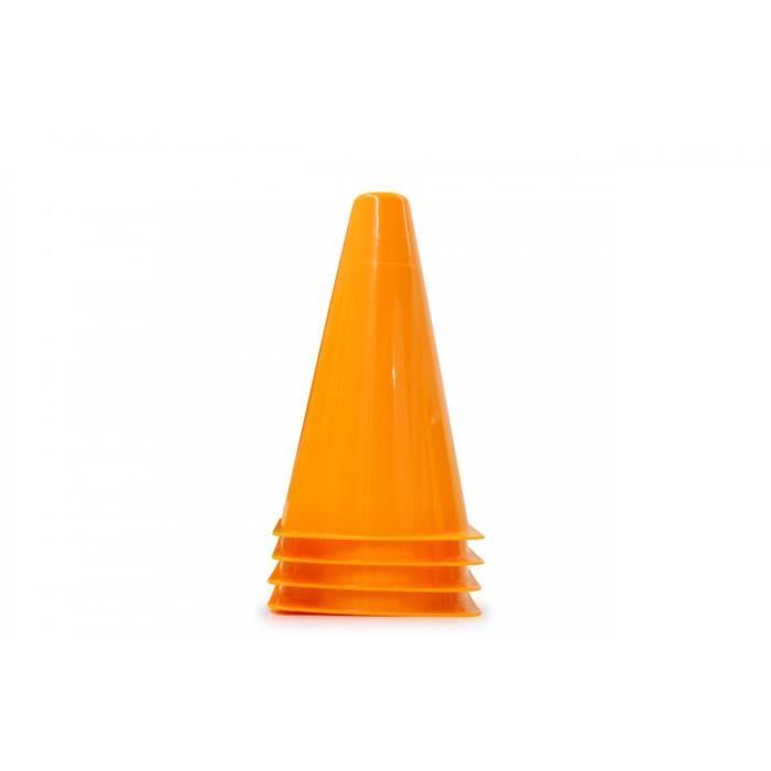 Ensemble de 4 pylônes de signalisation pour enfants - Marque - Modèle - Couleur orange - Mixte - 3 à 7 ans