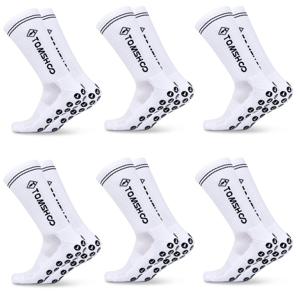 Football Socks for Men and Women Anti-Slip Grip Comfortable for Hiking Running Basketball