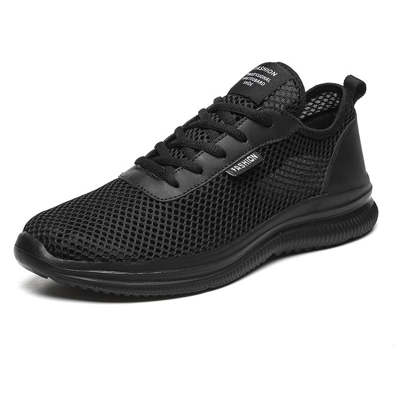 Large Size Men's Shoes Spring and Summer Mesh Shoes New Sports Shoes Mesh Casual Shoes Mesh Shoes Low Top Running Shoes Travel