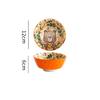 Japanese Ceramic Bowl Cute and Creative Household Tableware Eating Soup Bowl Children's Bowl