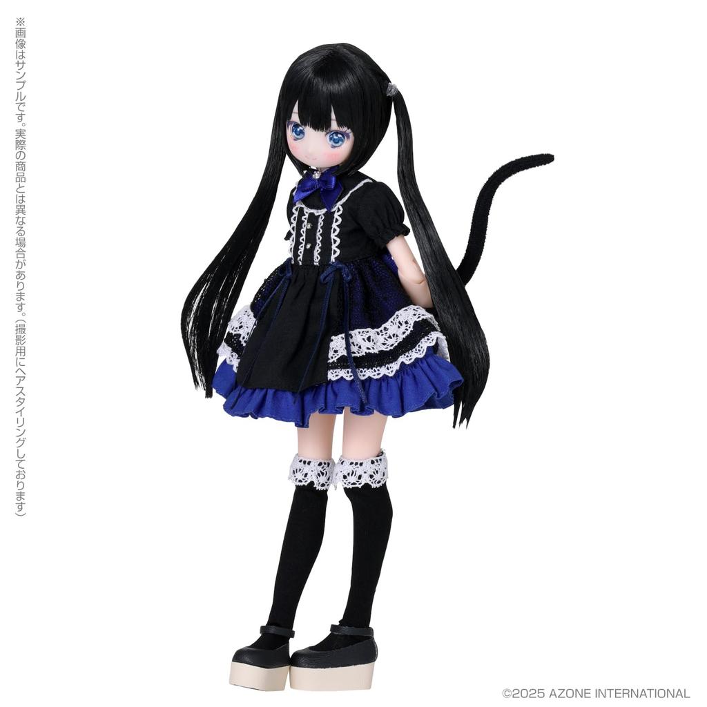 Azone International Karafuru Mebae Gift from Cat Painted Movable Doll Dreamin' / ~A M.K.~ (Black ver.)
