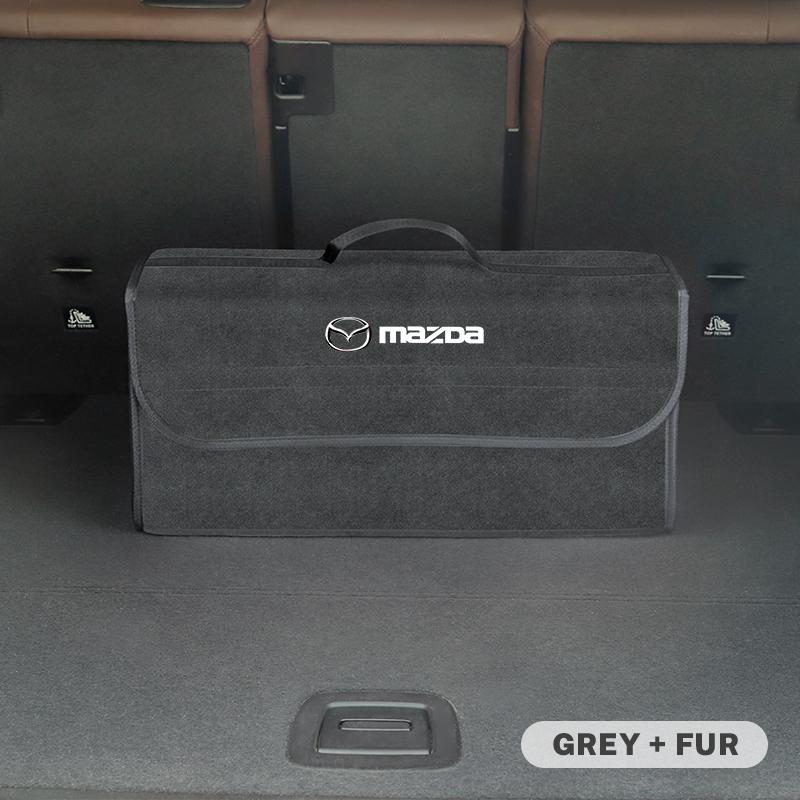 Car Trunk Tidying Organizer Box Felt Cloth Storage Bag Toolbox For Mazda 2 6 3 CX5 CX80 CX70 CX90 MX30 CX60 CX50 CX30 BT50 e-TPV