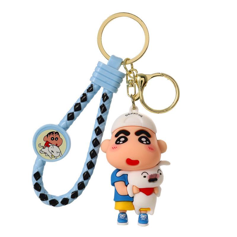 Cartoon Creative Cute Little New Couple Keychain Cute Doll Car Fashion Bag Pendant Children's Toy
