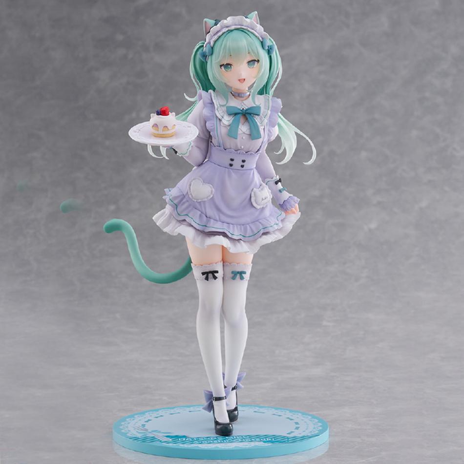 New 18cm Anime Hatsune Miku Figure Sexy Character Ornaments Nachoneko Kawaii Car Decoration Collectible Model Gift