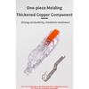 JINH 10Pcs Quick CMK 21 Lever Connectors Multiple In Out Quick Cable Wire Crimping Plug Mini Thinned Fast Terminal Blocks LED Plug Connectors 4
