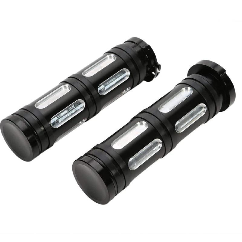 Motorcycle 1"25mm CNC Handle Bar Hand Grips For Harley Davidson Touring Softail DYNA
