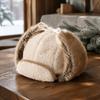 Windproof Lamb Wool Earflap Cap Beanie Cycling Lei Feng Hat Moutaineering Hats Plush Hat  Women/Men