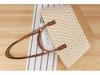 Bohemian Handmade Woven Shoulder Bag - Large Capacity, Casual Minimalist Style for Seaside Vacations and Everyday Use.