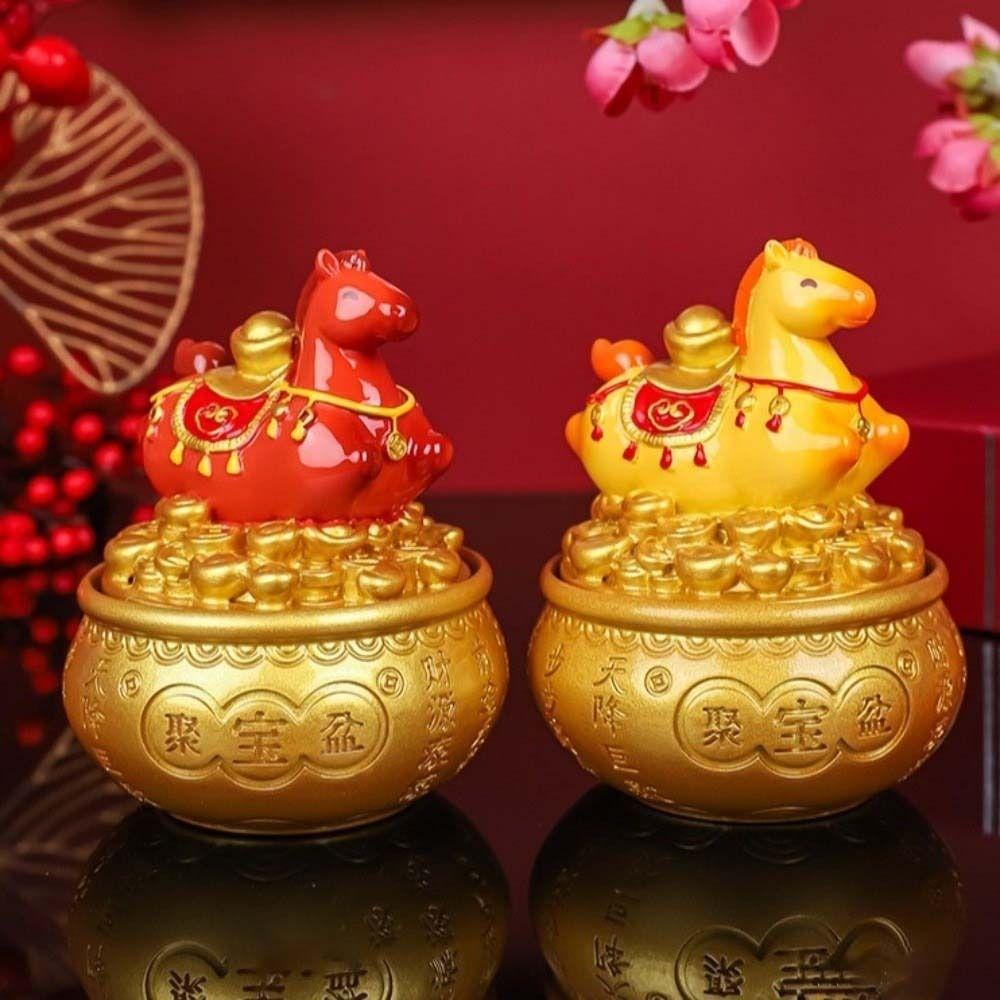 Chinese Style Zodiac Horse Figurines Table Decoration Horse Figures Ornament  Table Desk