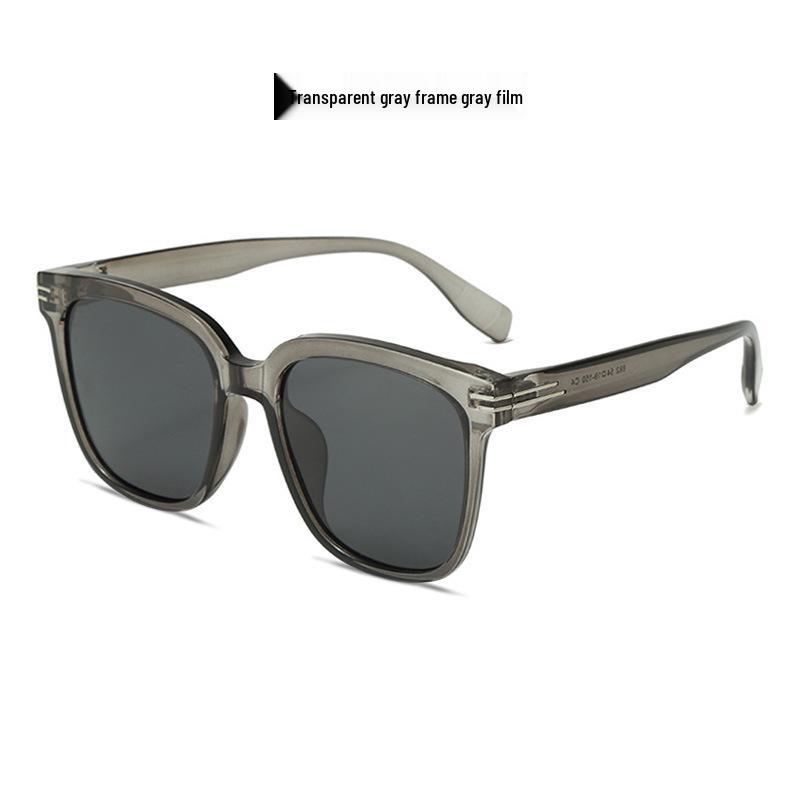 2025 Fashionable Large Frame Polarized Sunglasses - UV Protection, Slimming Effect, for Men & Women