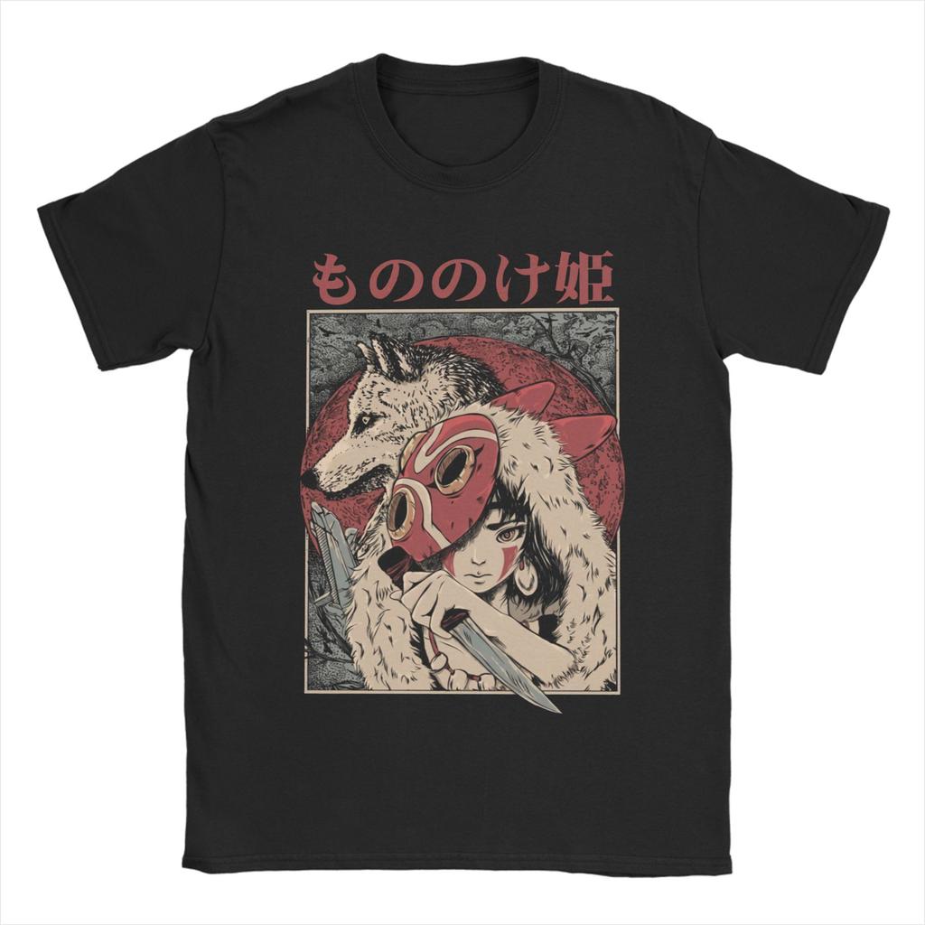 Unisex TShirt Susuwatari Soot Sprites MMononoked Vintage 100 Cotton Tee Shirt Short Sleeve Aways Princessed T Shirt Clothing