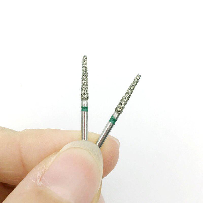10pcs Dental Diamond Burs Drills High Speed Handpiece Polishing Whitening Tools for Dentist Dental Burs FG 1.6M TR-13C