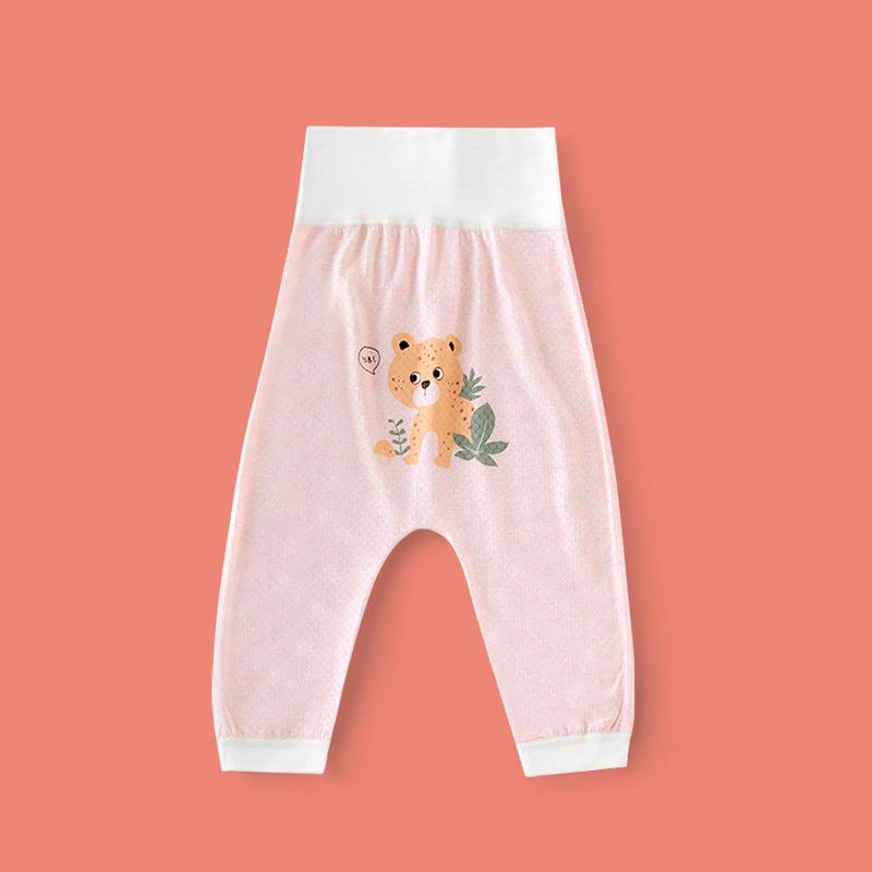 Cartoon-Babyhosen mit hohem Bund: Sommerlich dünn, Mückenschutz, vielseitiger Pyjama für Jungen und Mädchen