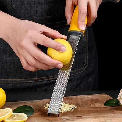 Cheese Grater Lemon Zester Stainless Steel Kitchen Grater Citrus Lemon Peeler Cheese Spice Ginger Grater Slicer Kitchen Gadgets