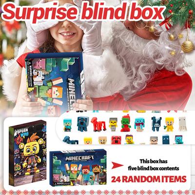 Ημερολόγιο Advent Αποκριών/Χριστουγέννων Περιέχει 24 Δώρα, Ημερολόγιο Advent με Χαριτωμένες Φιγούρες Κούκλες Αποκριών/Χριστουγέννων