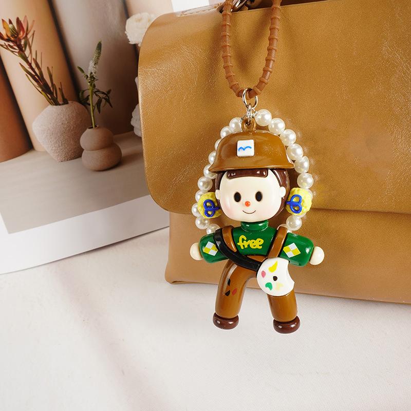 Splits Girl Duomei Pendant Car Pendant Bag Pendant High-Grade Keychain Cute Creative Gift Bag Pendant