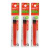 Pilot Multicolor Type Refill Friction Ball LFBTRF30EF 3 Pieces X 3 Red