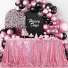 Sparkling Party Sequin Tablecloth Rectangular Table Decoration Creative Table Linen  Hotel