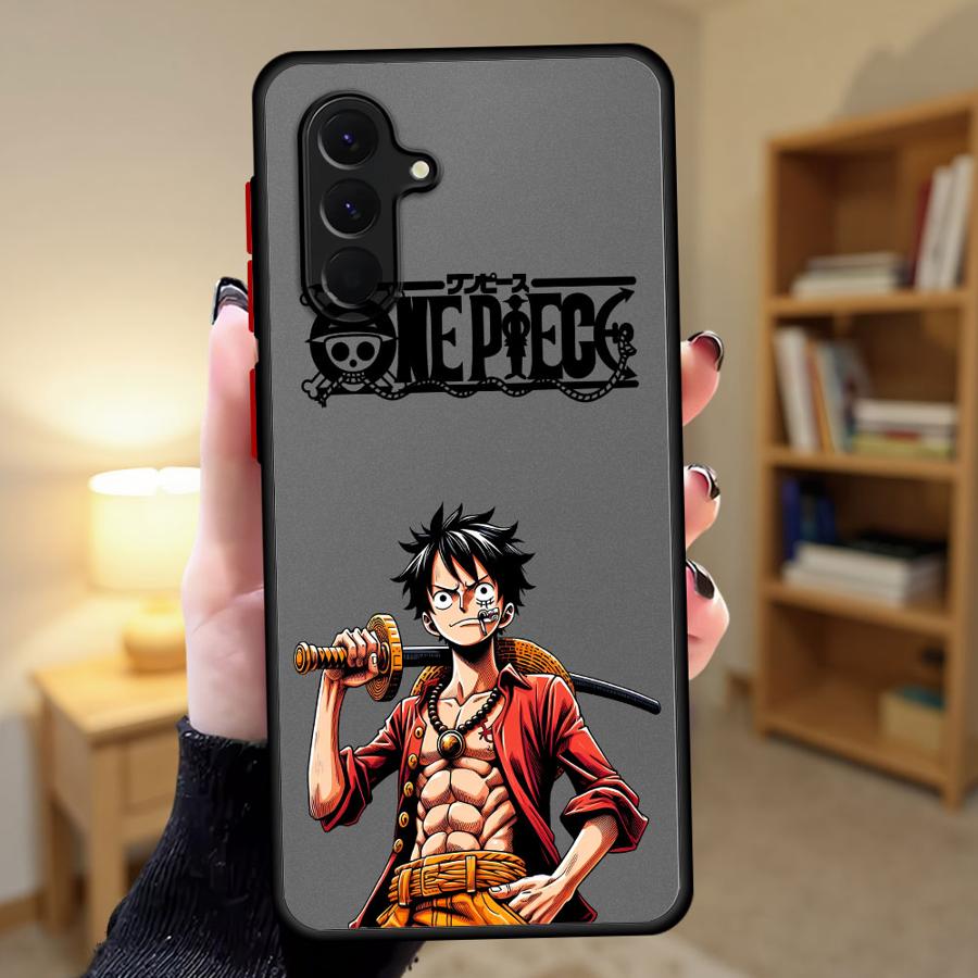 Anime One Piece Luffy Cool Case for Samsung Galaxy A73 A33 A34 A36 A52S A72 A16 A15 A53 A17 A52 A54 A14 A23 A56 A55 A35 Phone