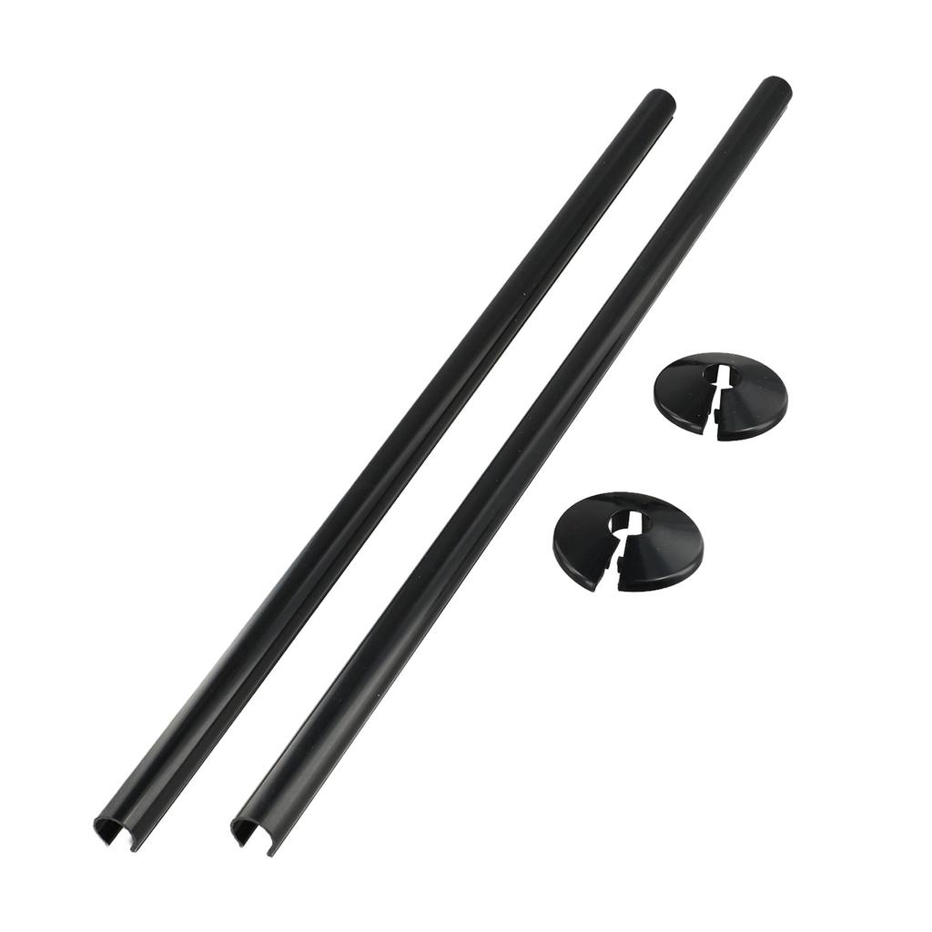 2PCS Adjustable Radiator Pipe Covers with Collars Streamlined Installation Process Suitable for Various Applications