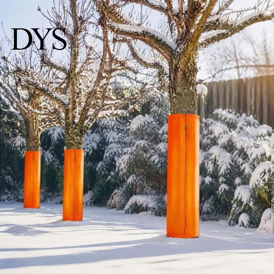 Winter Tree Trunk Cover Palm Protector, Insulation Wrap with Drawstring, Dia 7.9" 11.8 ", Plant Protection Bark for Outdoor Garden Trees Cold Weather