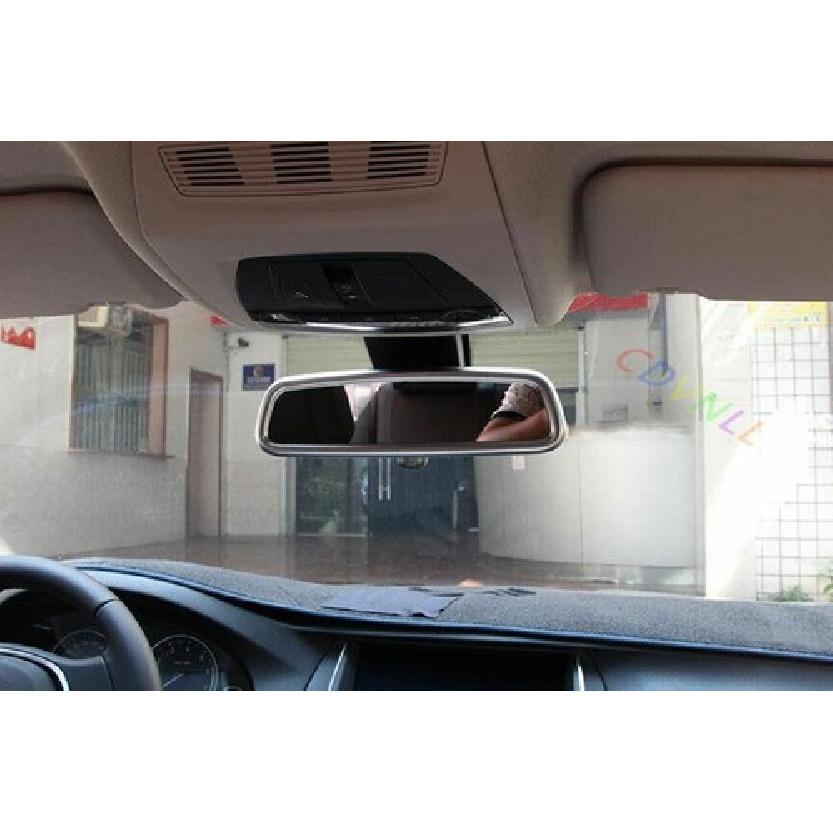 Interior Rearview Mirror Frame Cover Decor For Benz GLA CLA 2013-2019 ABS Silver