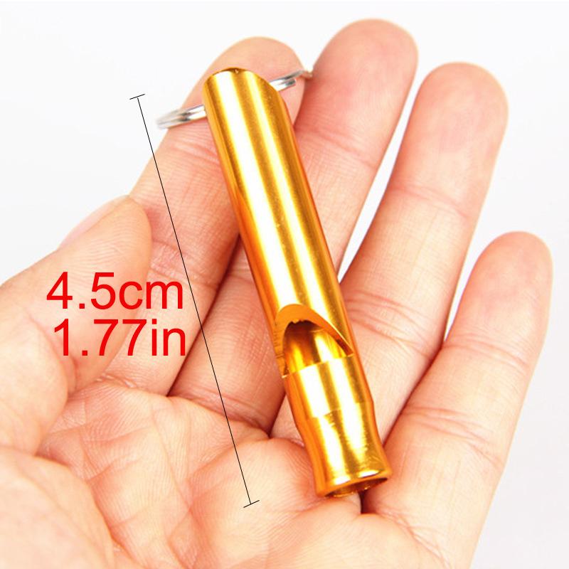 1 buc Fluier Metalic Pentru Pandantiv Animal de Companie Cu Breloc Inel de Chei Pentru Supraviețuire Urgență Mini Dimensiune Fluiere Cadou Sirenă de Exterior Produs pentru Animale de Companie