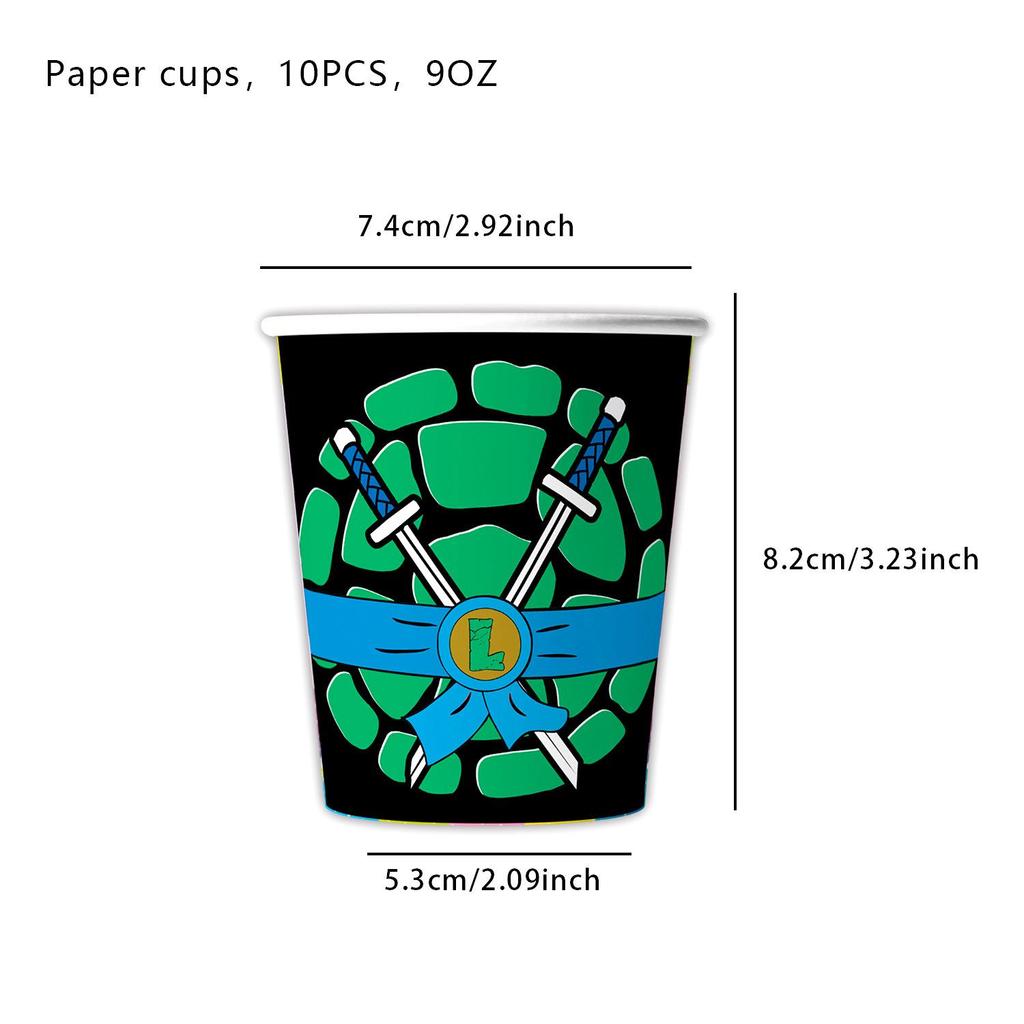 Teenage Mutant Ninja Turtles Kids' Party Tableware & Decoration Set