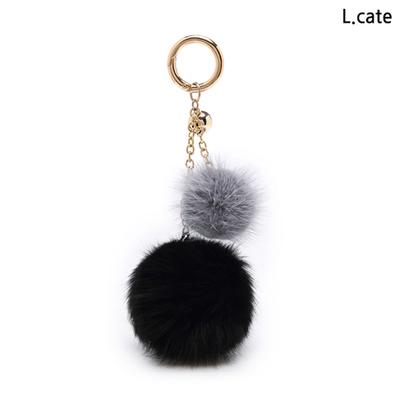 L.cate Women's Keychain LRB140 Women's Bag Fashion Fox Fur Accessory