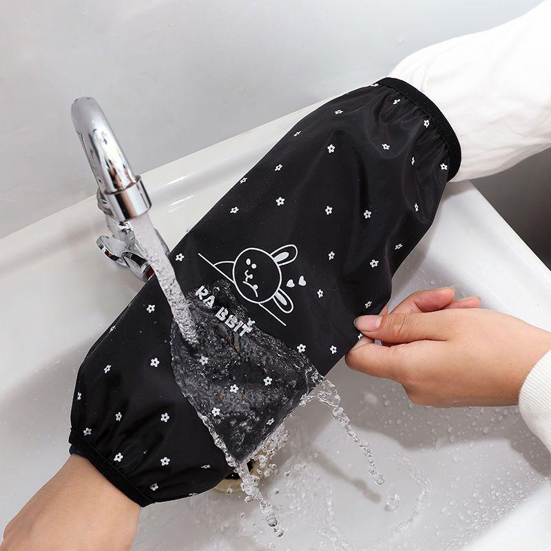 Extended Dishwashing Sleeve, Widened Adult Men's and Women's Waterproof Sleeve, Kitchen and Restaurant Oil Resistant Sleeve Protection