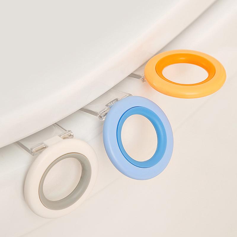 Toilettensitzheber, Haushalt Toilettensitzringöffner, Toilette und Badezimmer Klebe-Toilettensitzhebergriff