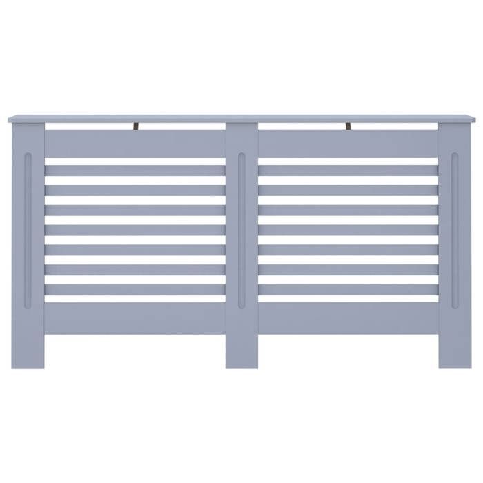 Cache-radiateur Anthracite - VidaXL - 152x19x81 cm - MDF - Espace de rangement pour livres et ornements