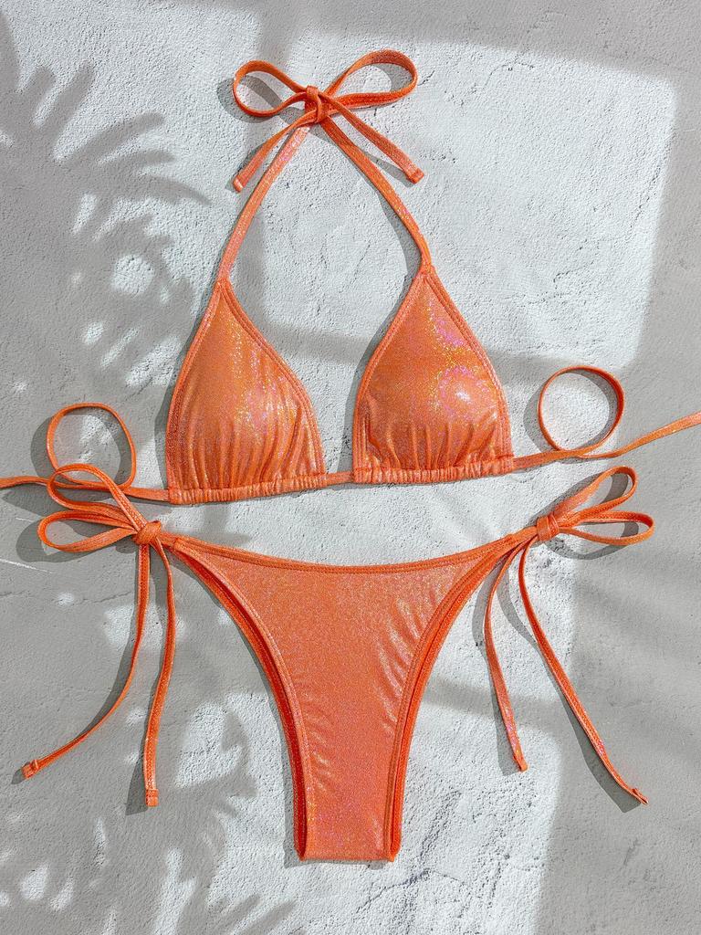 2026 Bikiny dvoudílná sada bez zad: Sexy, Vícebarevné Plavky pro Ženy