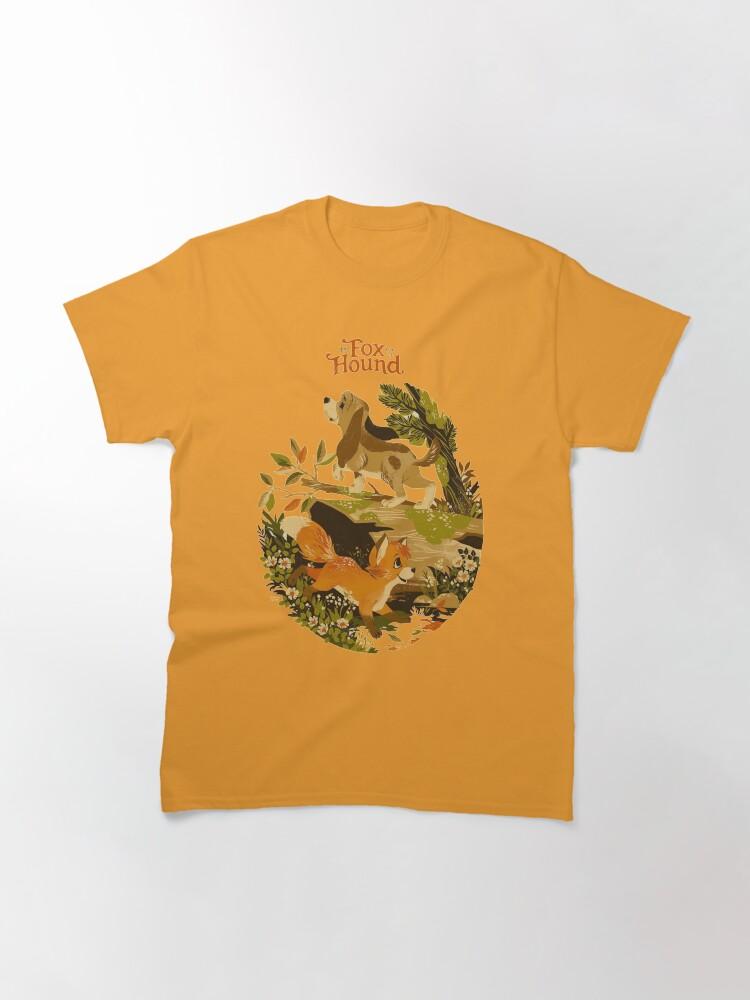The Animals Cartoon fox and hound cute merch Classic T-Shirt