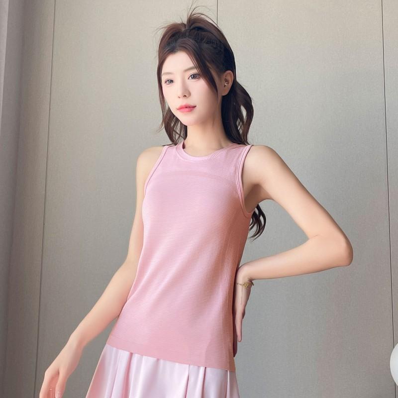 Womens Badminton Tennis Sportswear Set Sleeveless Top Skirt Fitness Running