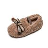 2024 Cute Fur Toddler Girls' Shoes - Velvet-Lined, Warm Cotton for Autumn/Winter