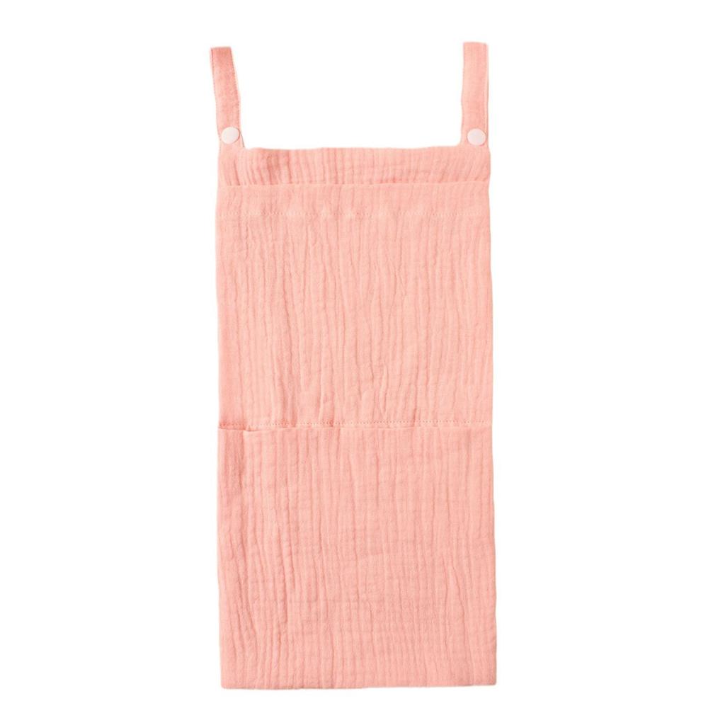 Double Layer Cotton Hanging Bag for Baby Toys & Diapers - Multifunctional Storage Solution