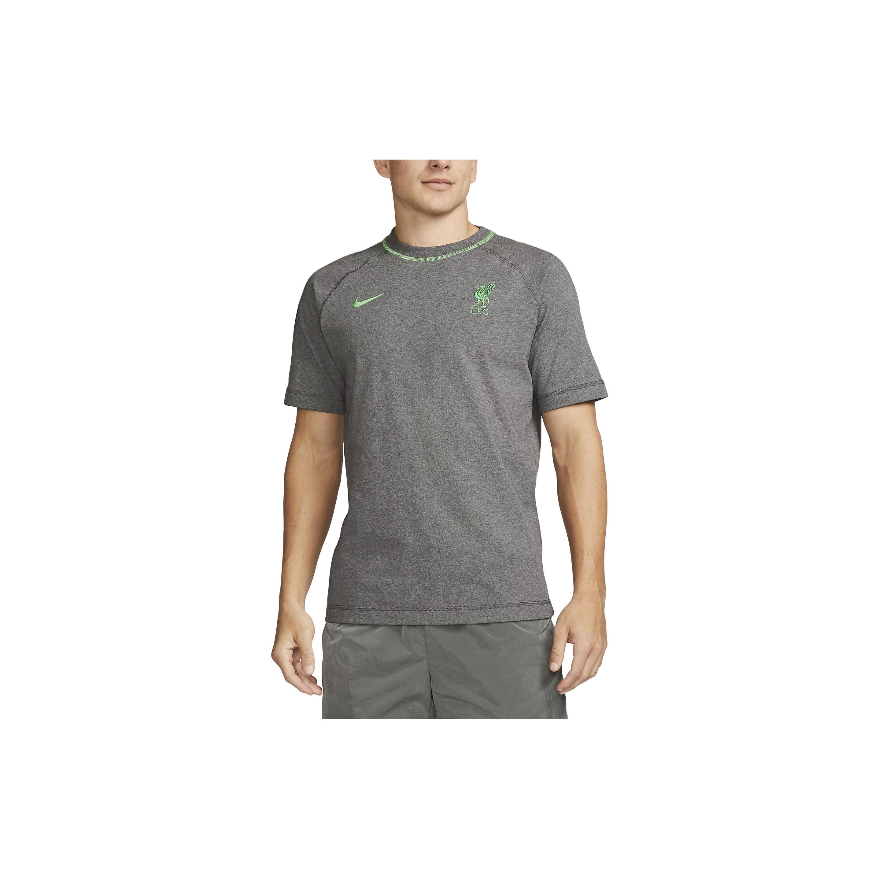 

New Nike Raglan Sleeve T-Shirt Men s Gray DV5106-071 M