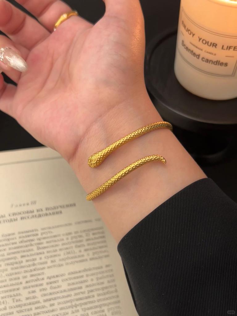Hot Selling Retro Snake Bracelet for Women, New Chinese Style, National Trend, High-end Sense, Opening, Adjustable, High-end Sense Bracelet