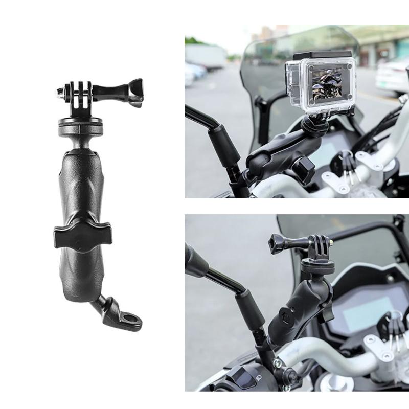 Motorcycle Handlebar Mount Aluminum Holder for GoPro Hero 13 12 11 10 9 Insta360 AKASO SJCAM DJI Osmo Action Camera Accessories