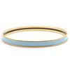 Used HERMES bracelet Uni Bangle metal/enamel 11.9g blue gold plating