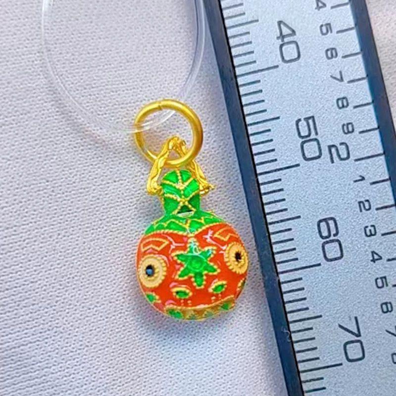 

Accessories Carrying Strap Accessories Bracelet Jewelry Accessories Bracelet Matching 18K Color Alluvial Gold Blessing Card Lotus Seedpod Pendant Green Gold Spitting Beast/D16