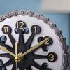European Creative Clock Decoration Desk Clock Vintage Clock Crafts Ornaments Chain Gear Home Decor