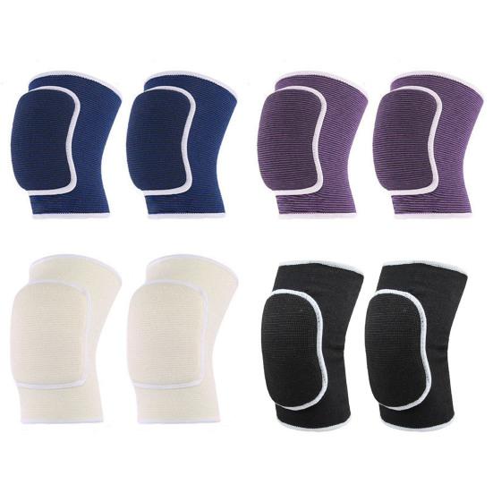 1 Pair Breathable Knee Pads Shock Absorption Extra Soft Ultra-thick Elbow Wraps Joints Support Sports Supplies